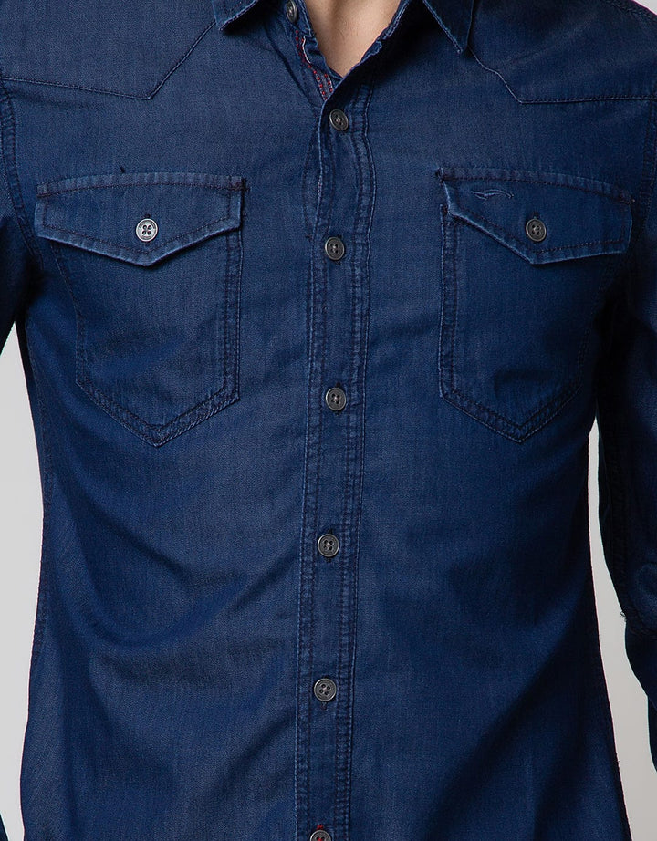 Cardinal Jeans Long Sleeve Kemeja