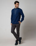 Cardinal Jeans Long Sleeve Kemeja Koko