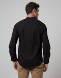 Cardinal Jeans Long Sleeve Jeans Kemeja Koko Bodyfit