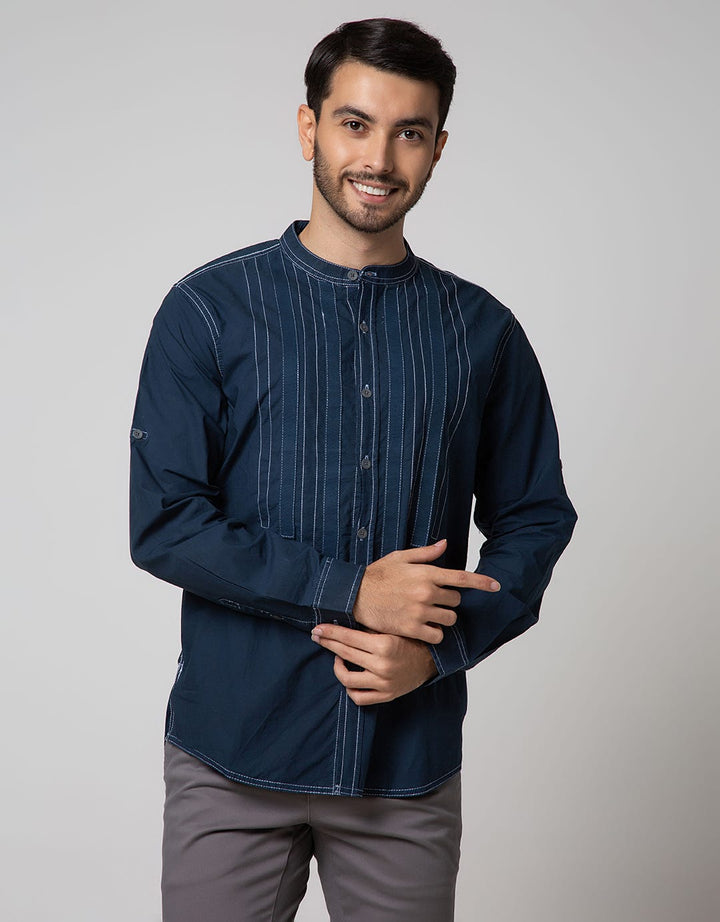 Cardinal Jeans Long Sleeve Kemeja Koko