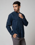 Cardinal Jeans Long Sleeve Kemeja Koko