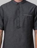 Cardinal Jeans Short Sleeve Men Kemeja Koko