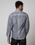 Cardinal Jeans Long Sleeve Kemeja Koko