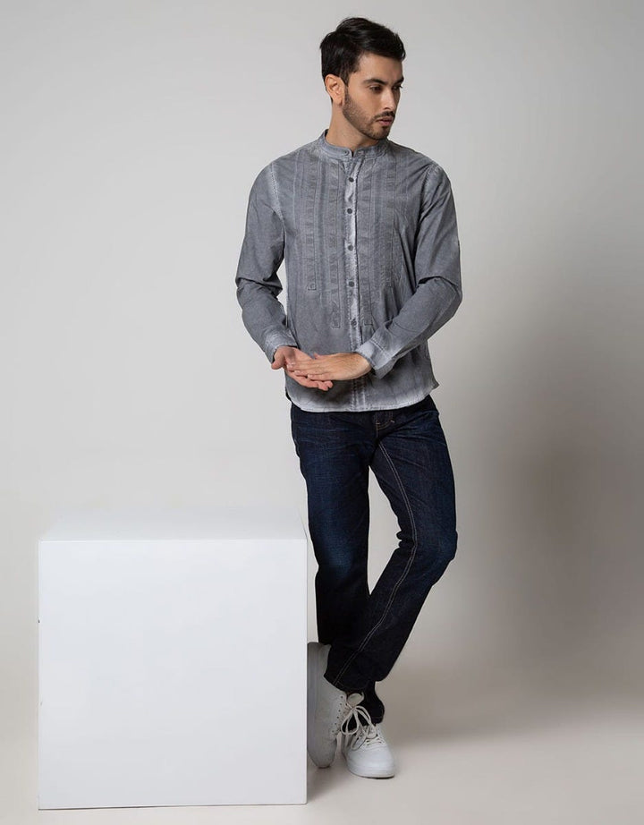 Cardinal Jeans Long Sleeve Kemeja Koko