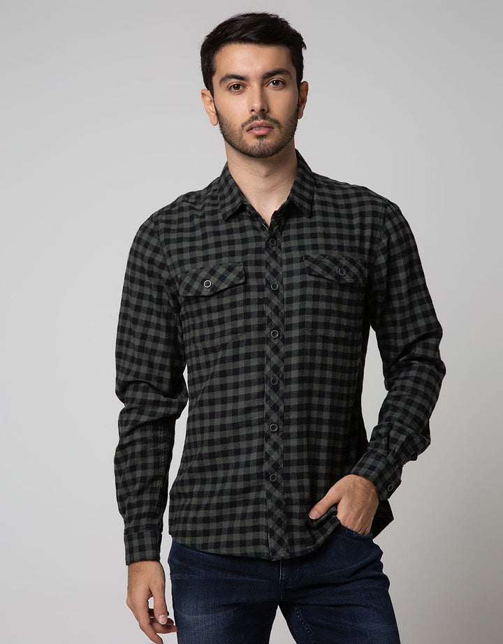 Cardinal Jeans Long Sleeve Kemeja