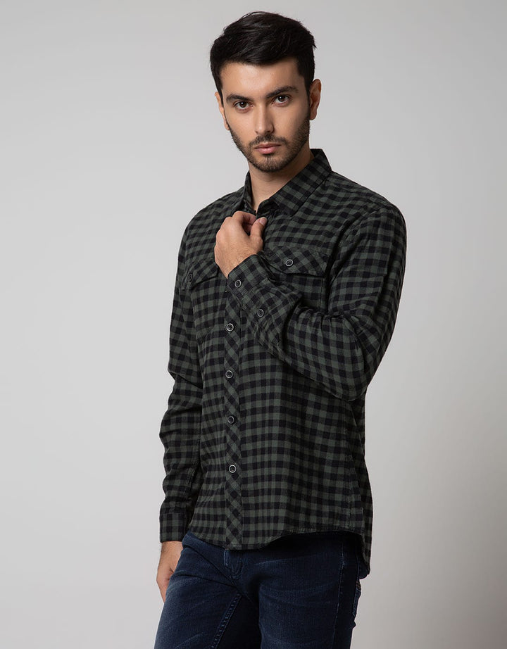Cardinal Jeans Long Sleeve Kemeja