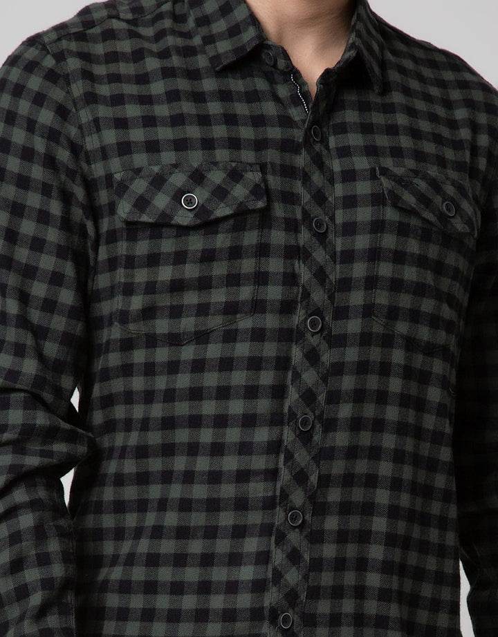 Cardinal Jeans Long Sleeve Kemeja