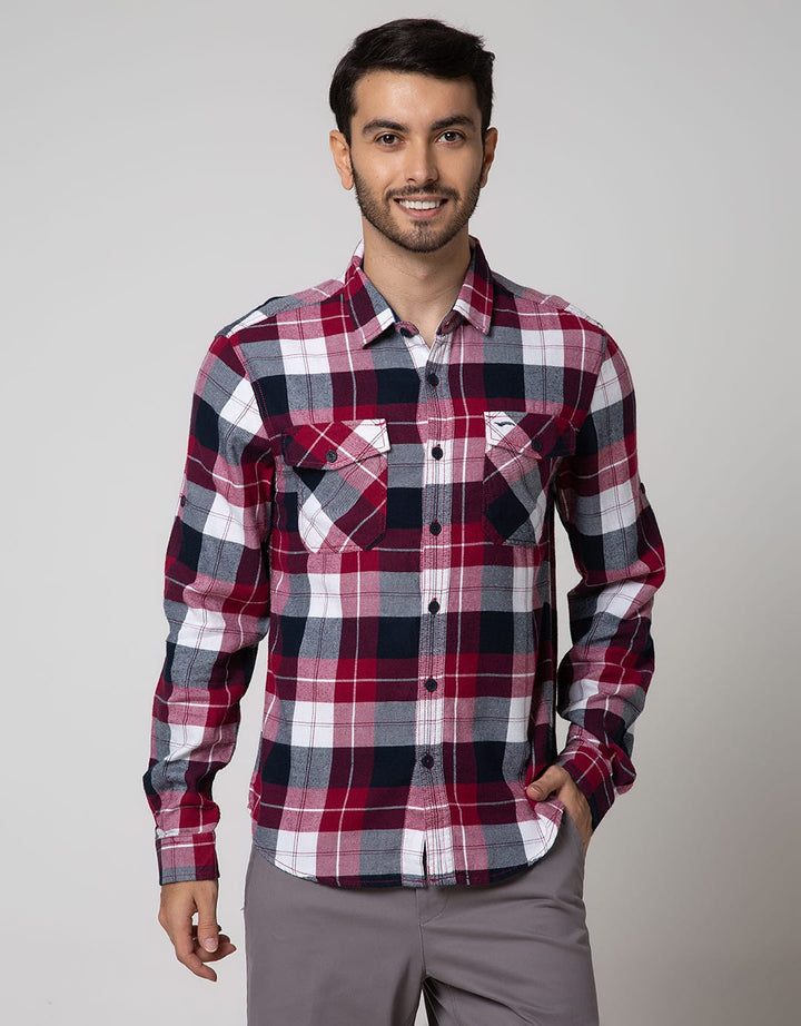 Cardinal Jeans Long Sleeve Kemeja