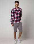 Cardinal Jeans Long Sleeve Kemeja