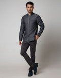 Cardinal Jeans Long Sleeve Kemeja Koko