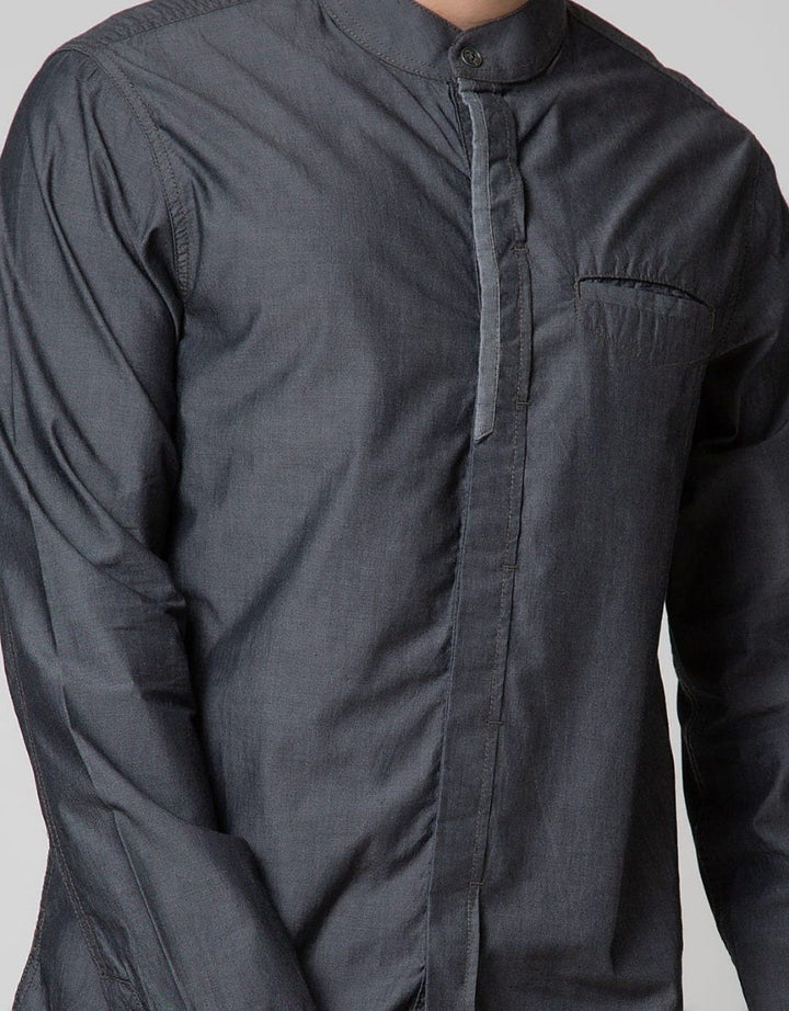 Cardinal Jeans Long Sleeve Kemeja Koko