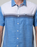 Cardinal Jeans Short Sleeve Jeans Kemeja Slim Fit