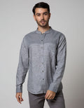 Cardinal Jeans Long Sleeve Kemeja Koko