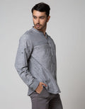 Cardinal Jeans Long Sleeve Kemeja Koko
