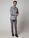 Cardinal Jeans Long Sleeve Kemeja Koko