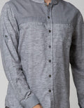 Cardinal Jeans Long Sleeve Kemeja Koko