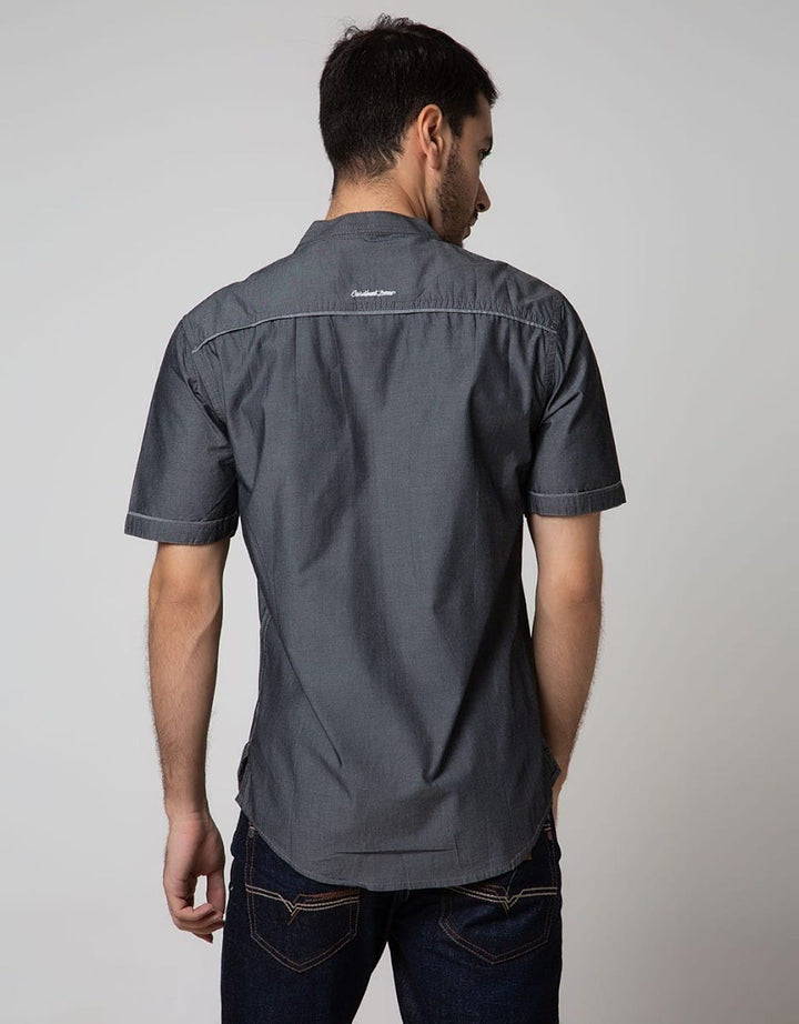 Cardinal Jeans Short Sleeve Kemeja Koko