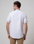 Cardinal Jeans Short Sleeve Men Kemeja Koko
