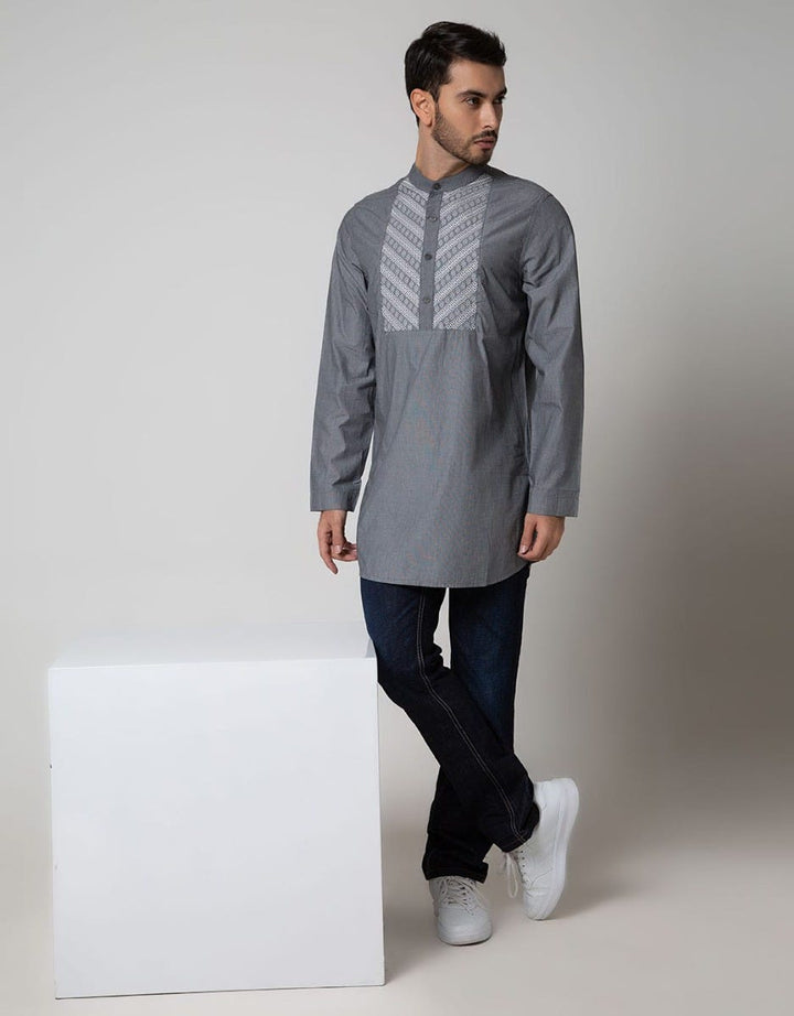Cardinal Jeans Long Sleeve Kemeja Koko