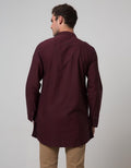 Cardinal Jeans Long Sleeve Jeans Kemeja Koko Bodyfit