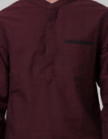Cardinal Jeans Long Sleeve Jeans Kemeja Koko Bodyfit