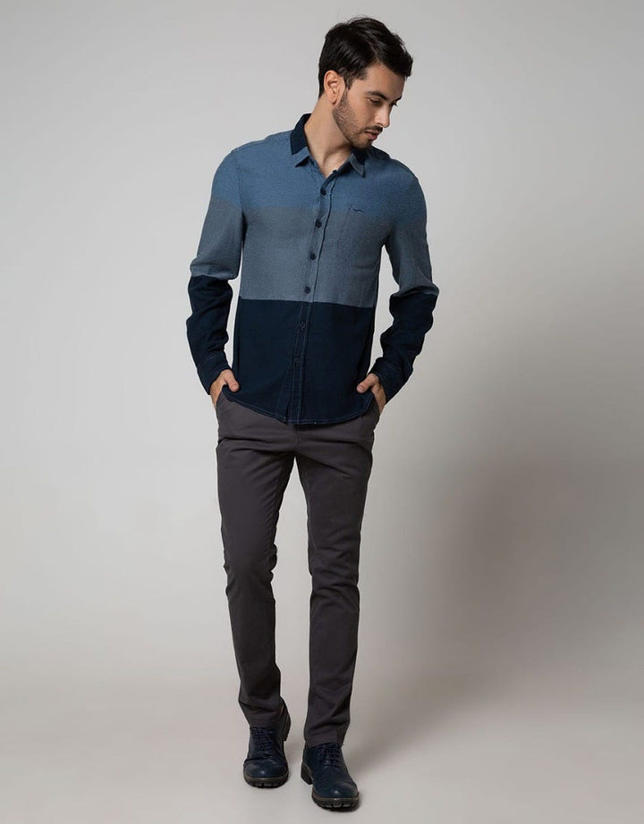 Cardinal Jeans Long Sleeve Kemeja