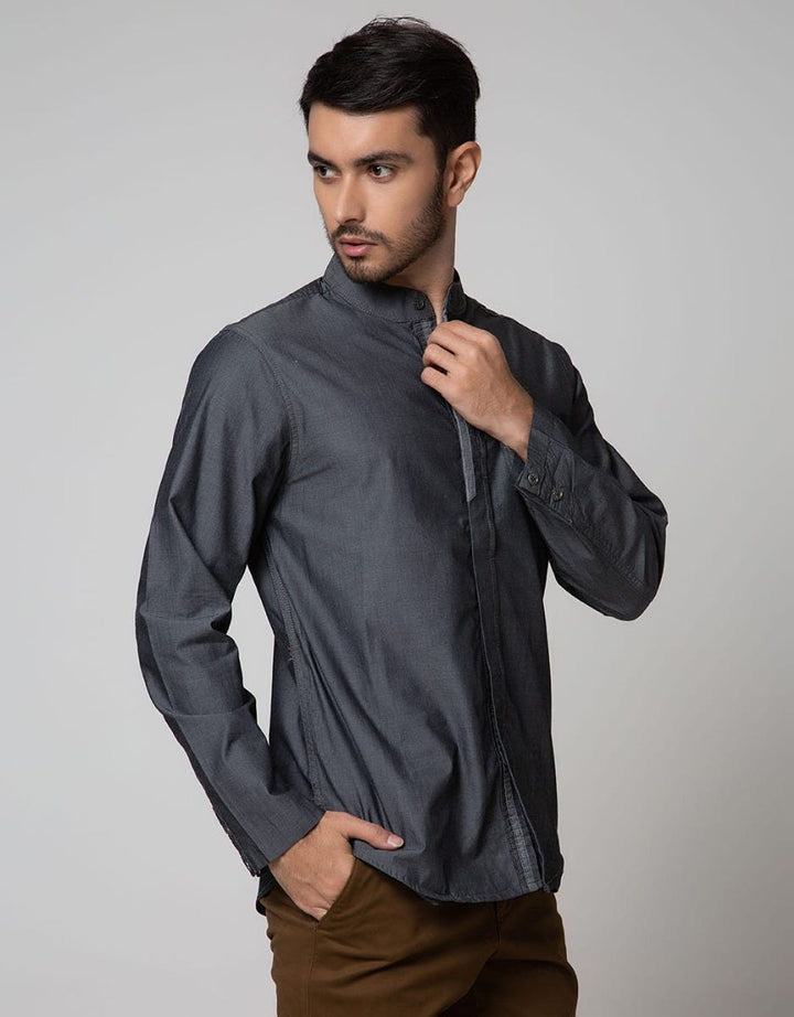 Cardinal Jeans Long Sleeve Kemeja Koko