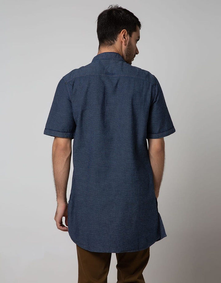 Cardinal Jeans Short Sleeve Kemeja Koko
