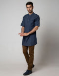 Cardinal Jeans Short Sleeve Kemeja Koko