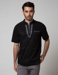 Cardinal Jeans Short Sleeve Kemeja Koko