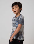 Little M Short Sleeve T-Shirt Fp Tie Dyed Dinosaur The Best Park Rotary Combed