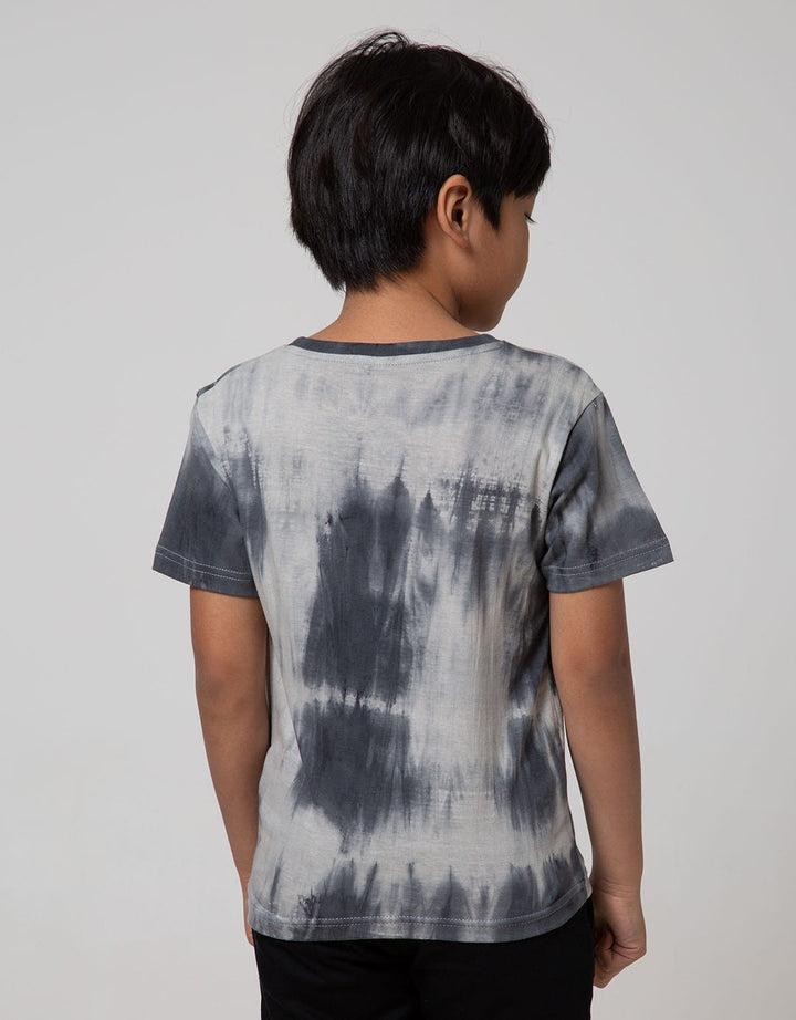 Little M Short Sleeve T-Shirt Fp Tie Dyed Dinosaur The Best Park Rotary Combed