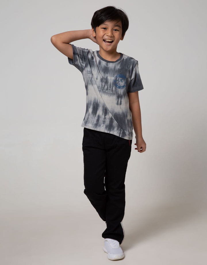 Little M Short Sleeve T-Shirt Fp Tie Dyed Dinosaur The Best Park Rotary Combed