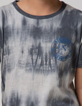 Little M Short Sleeve T-Shirt Fp Tie Dyed Dinosaur The Best Park Rotary Combed