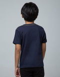 Little M Short Sleeve T-Shirt Rocket Aplikasi Laken Kantong