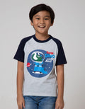Little M Short Sleeve T-Shirt Raglan Dino Astronot Mika