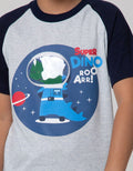 Little M Short Sleeve T-Shirt Raglan Dino Astronot Mika