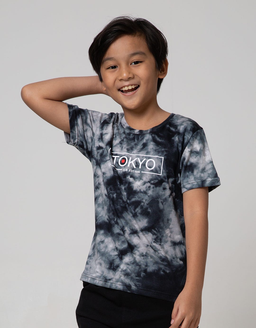 Little M Short Sleeve T-Shirt Fp Tie Dyed Tokyo Rotary Combed