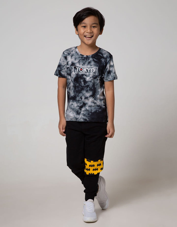 Little M Short Sleeve T-Shirt Fp Tie Dyed Tokyo Rotary Combed