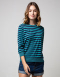 Phenomenal Long Sleeve T-Shirt Stripes Combo Rib