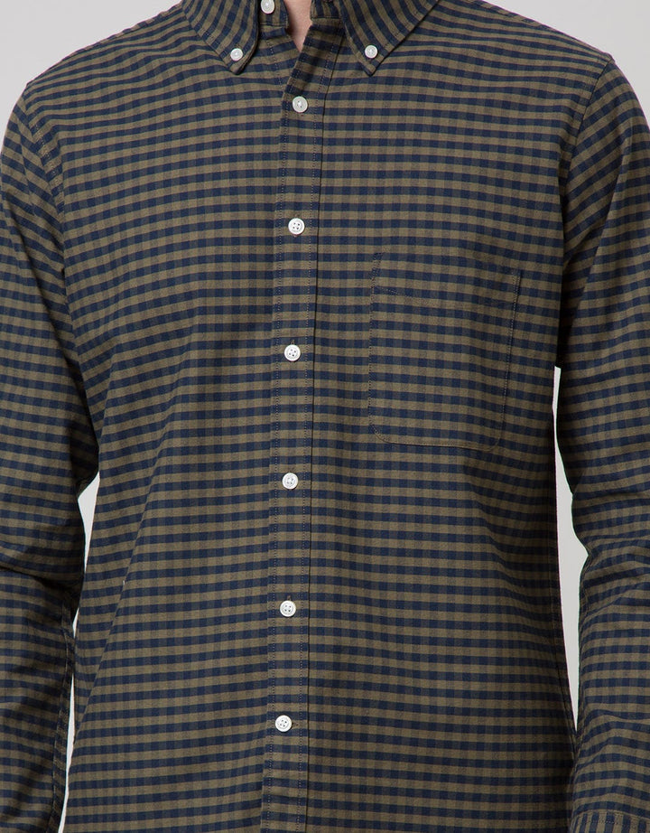 Cole Long Sleeve Shirt Regular Medium Check Shirt