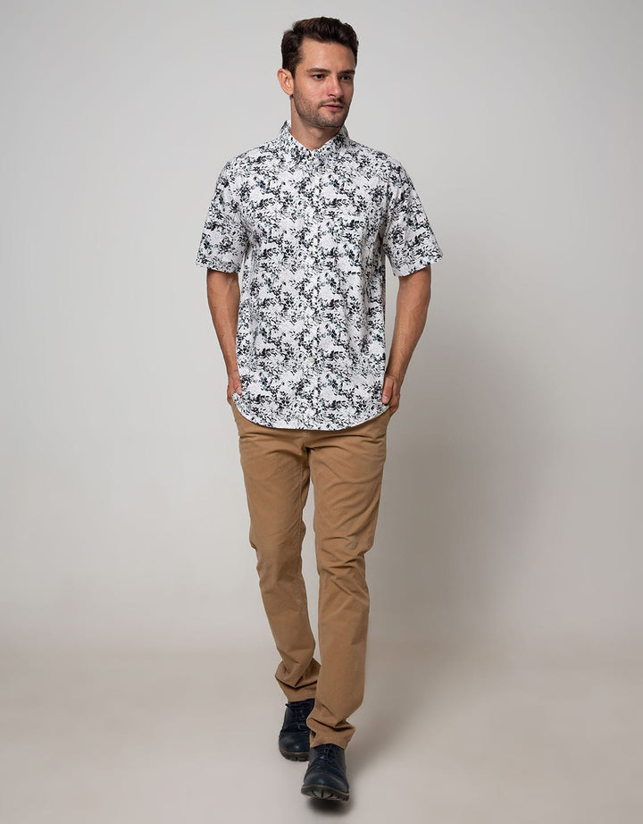 Cole Short Sleeve Shirt Regular Flower