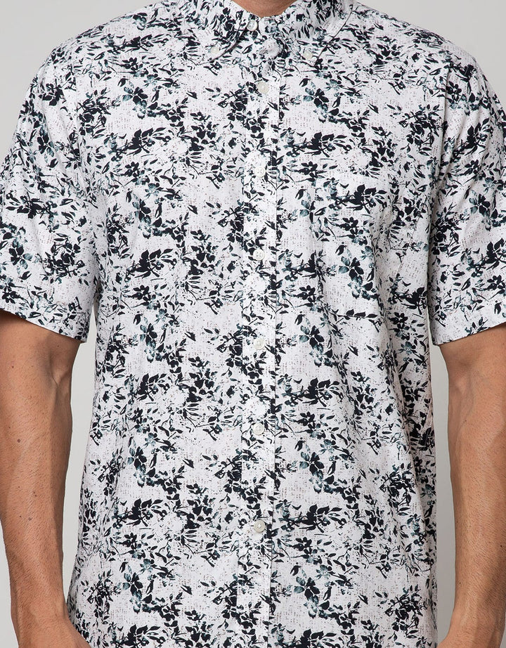 Cole Short Sleeve Shirt Regular Flower