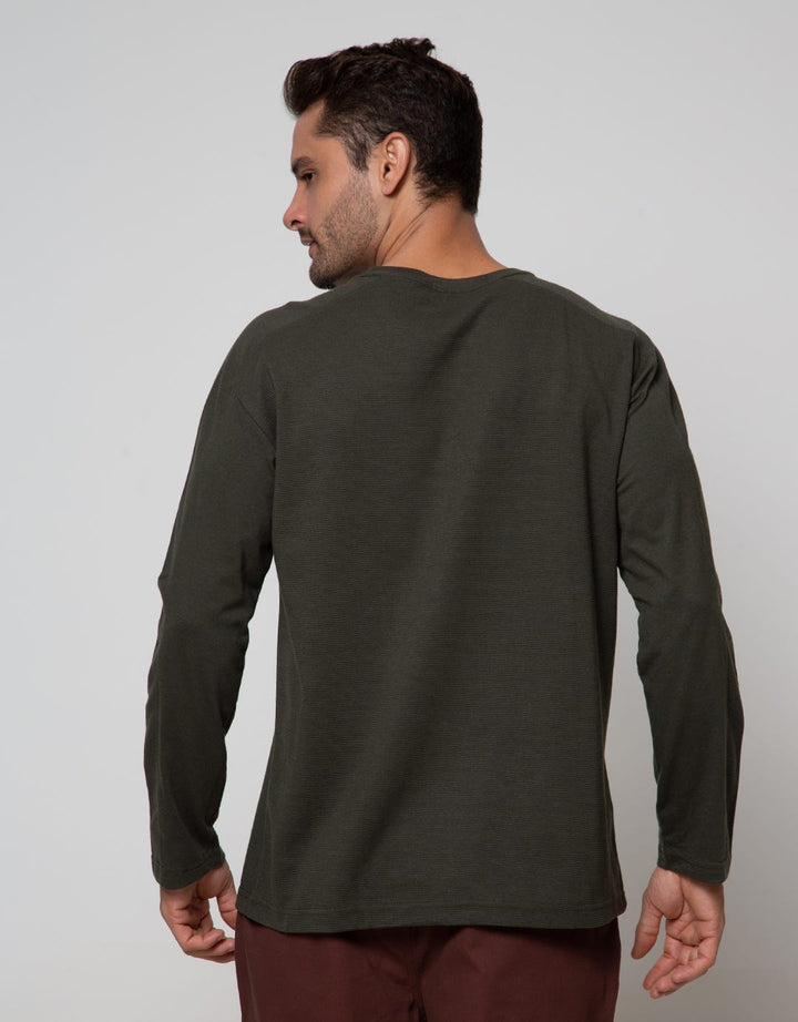 Cole Sweatshirt Texture Print Brand Logo