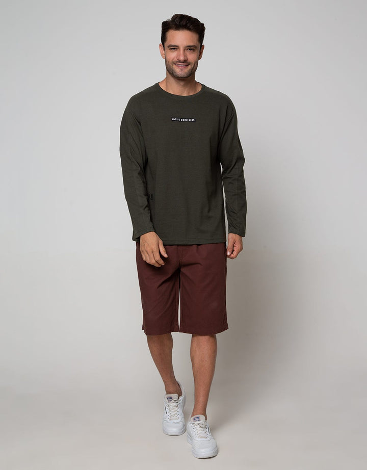 Cole Sweatshirt Texture Print Brand Logo