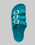 Fladeo Triple Strap Women's Phylon Flip Flops