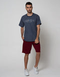 Cole Short Pants Knit Terry Print Authenticole