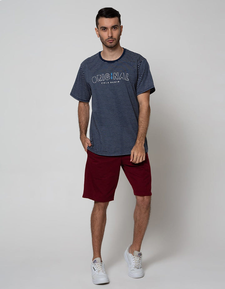 Cole Short Pants Knit Terry Print Authenticole