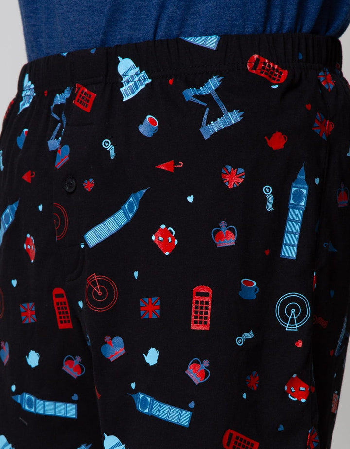 Cole Short Pants Knit Terry Print Santa Monica Solid