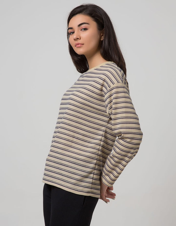 Phenomenal Long Sleeve T-Shirt Stripes Cabut Jarum